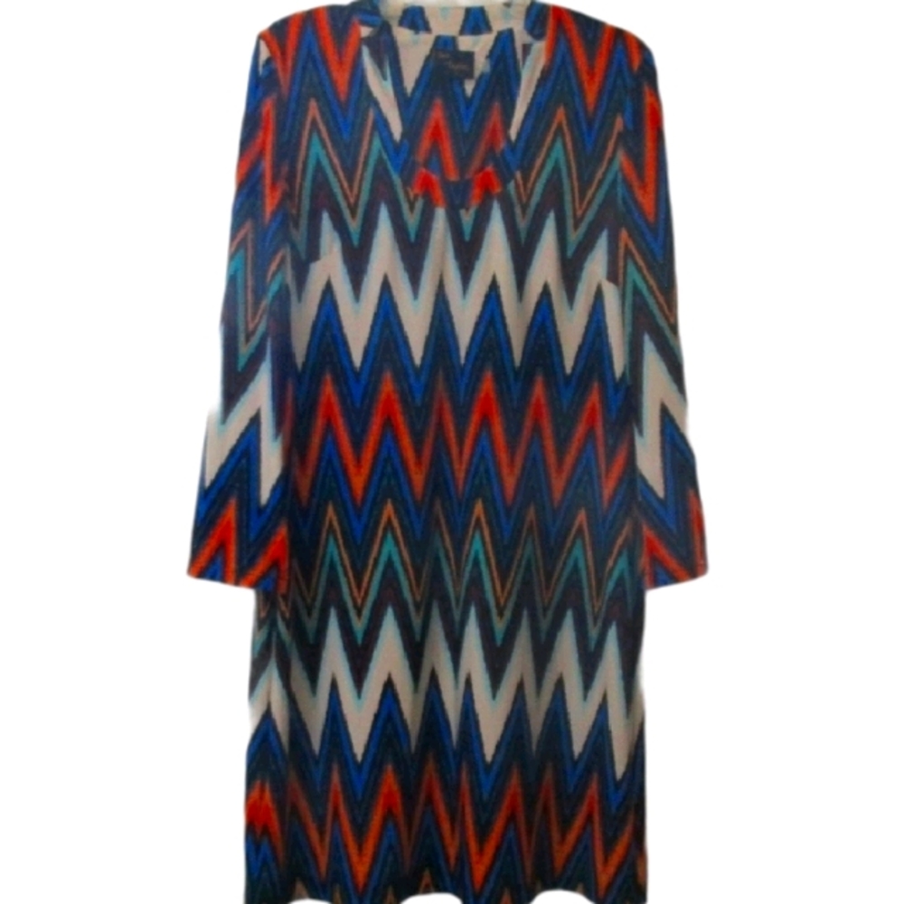 Taylor Swift Just..Taylor Chevron Shift Dress Sz14